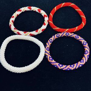 Your Choice Of Sashka Co Glass Beaded Bracelets